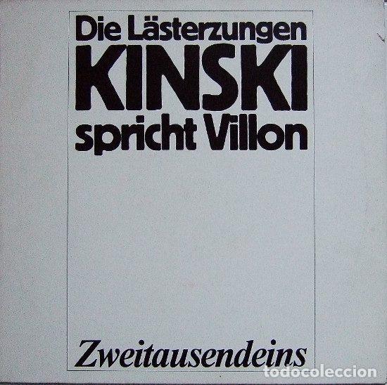 Disques de vinyle: Kinski Spricht Villon &ndash; Kinski Spricht Villon 2 (Vinyl, Amadeo AVRS 1077)
