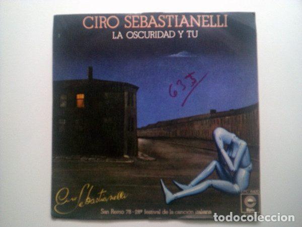 Disques de vinyle: Ciro Sebastianelli &ndash; La Oscuridad Y T&uacute; (Il Buio E Tu) (Vinyl, Epic EPC 6420)