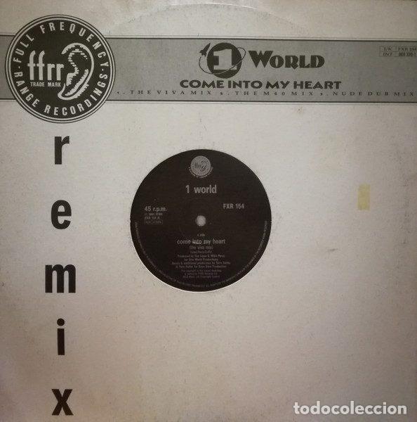 Vinyl-Schallplatten: 1 World &ndash; Come Into My Heart (Remix) (Vinyl, FFRR FXR 154)