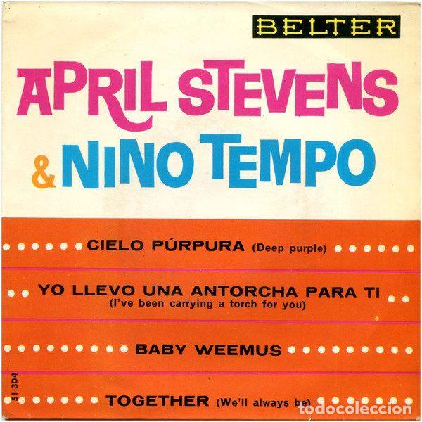 Discos de vinil: April Stevens & Nino Tempo &ndash; Cielo P&uacute;rpura (Deep Purple) (Vinyl, Belter 51.304)