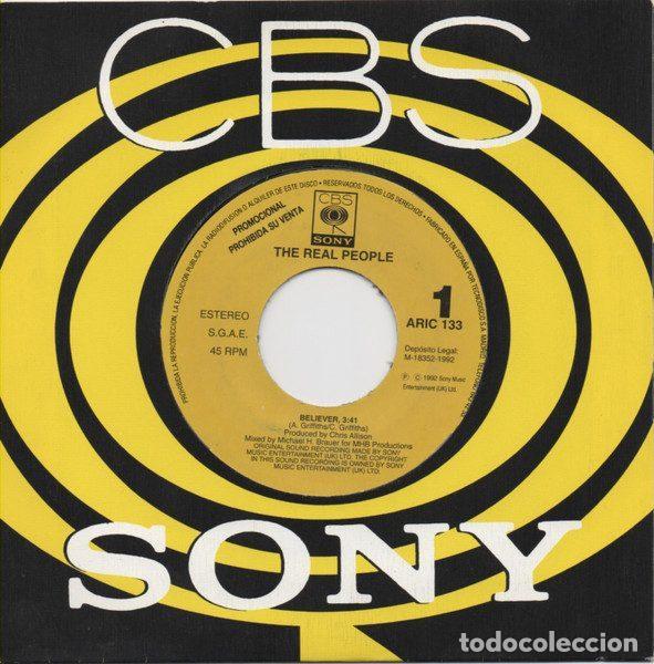 Discos de vinilo: The Real People &ndash; Believer (Vinyl, CBS/Sony ARIC 133)