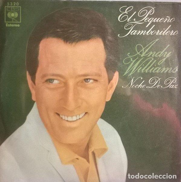 Discos de vinil: Andy Williams &ndash; El Peque&ntilde;o Tamborilero (Vinyl, CBS 5320)