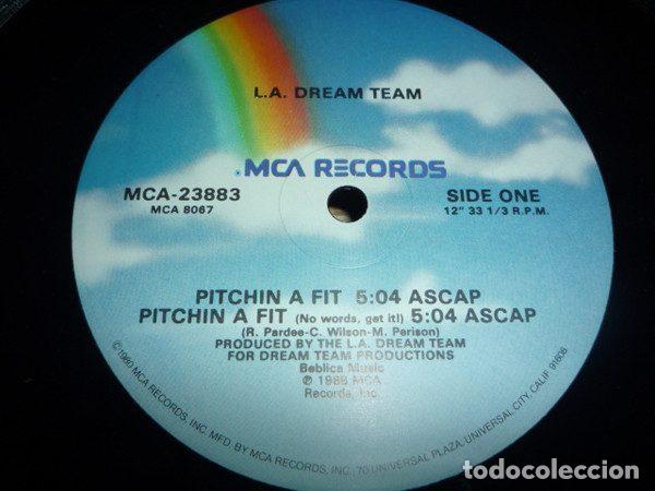 Discos de vinilo: L.A. Dream Team &ndash; Pitchin A Fit (Vinyl, MCA Records MCA 23883)