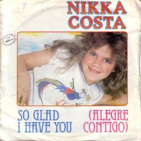 Disques de vinyle: Nikka Costa &ndash; So Glad I Have You = Alegre Contigo (Vinyl, Ariola B-104.092)