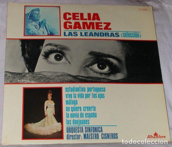 Disques de vinyle: Celia Gamez &middot; Orquesta Sinfonica &middot; Director: Maestro Cisneros &ndash; Las Leandras (Selecci&oacute;n) (Vinyl,...