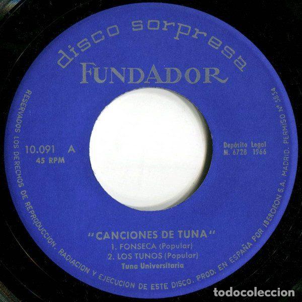 Vinyl-Schallplatten: Tuna Universitaria &ndash; Canciones De Tuna (Vinyl, Disco Sorpresa Fundador 10.091)