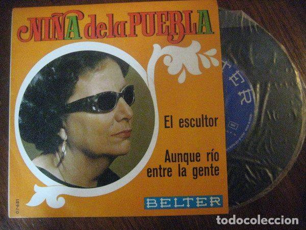 Vinyl-Schallplatten: Ni&ntilde;a De La Puebla &ndash; El Escultor / Aunque Rio Entre La Gente (Vinyl, Belter 07-681)