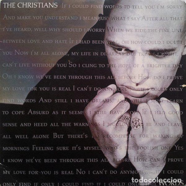 Vinyl records: The Christians &ndash; Words (Vinyl, Island Records 876 854-7)