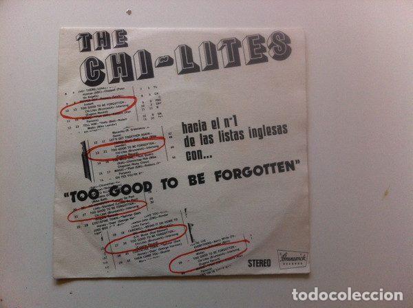 Vinyl records: The Chi-Lites &ndash; Too Good To Be Forgotten (Vinyl, Zafiro P-30)