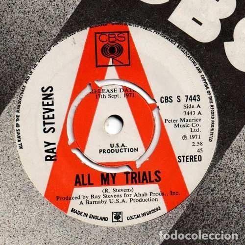 Vinyl-Schallplatten: Ray Stevens &ndash; All My Trials (Vinyl, CBS CBS S 7443)