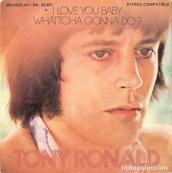 Vinyl-Schallplatten: Tony Ronald &ndash; I Love You Baby / Wattcha Gonna Do? (Vinyl, Movieplay SN-20.621)