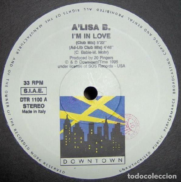 Discos de vinil: A'Lisa B. &ndash; I'm In Love (Vinyl, Downtown DTR 1100)