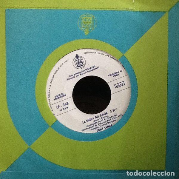Discos de vinil: Tony Landa &ndash; La Rueda Del Amor / Adi&oacute;s (Vinyl, Hispavox CP-268)