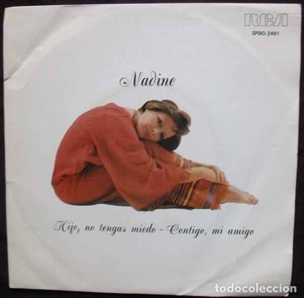 Discos de vinil: Nadine &ndash; Hijo, No Tengas Miedo / Contigo, Mi Amigo (Vinyl, RCA Victor SPBO-2491)