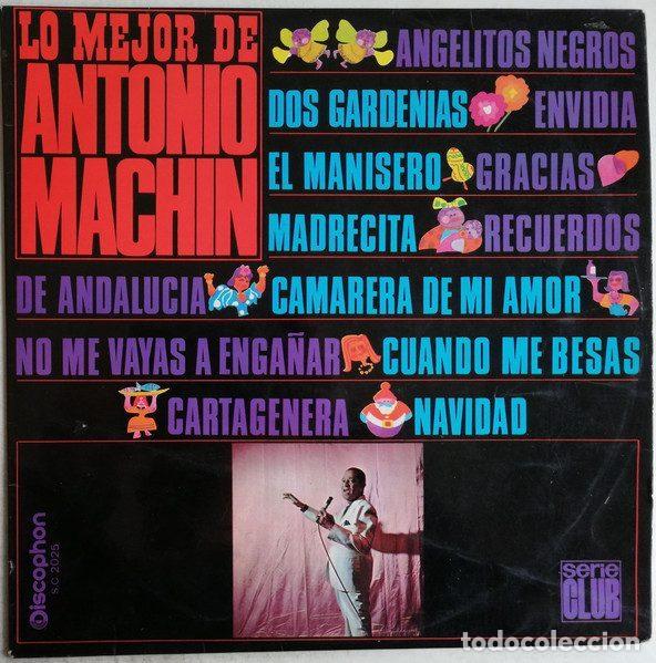 Vinyl records: Antonio Machin &ndash; Lo Mejor De Antonio Machin (Vinyl, Discophon S.C. 2.025)