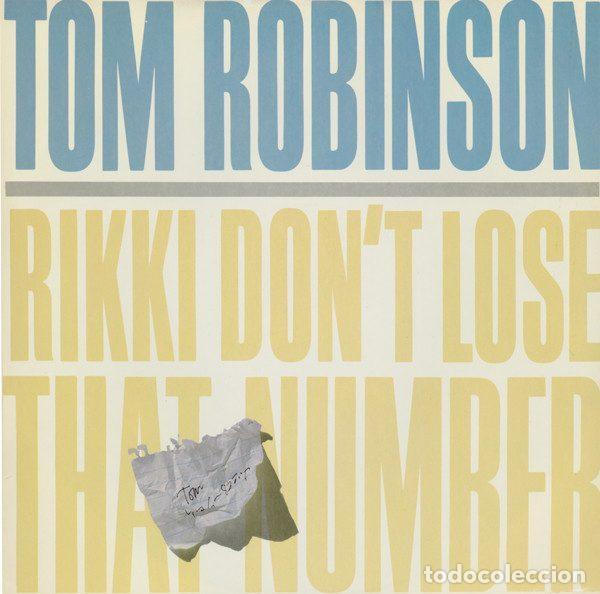 Vinyl records: Tom Robinson &ndash; Rikki Don't Lose That Number = Rikki No Pierdas Ese Numero (Vinyl, RCA ZC-68214)