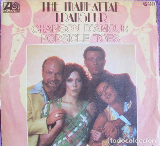 Dischi in vinile: The Manhattan Transfer &ndash; Chanson D'Armour / Popsicle Toes (Vinyl, Atlantic 45 1447)