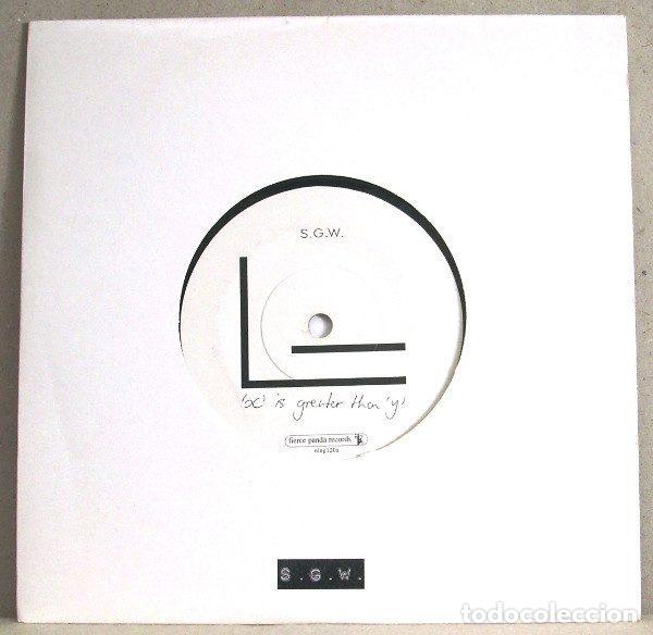 Vinyl records: (X) Is Greater Than (Y) &ndash; S.G.W. (Vinyl, Fierce Panda NING120)
