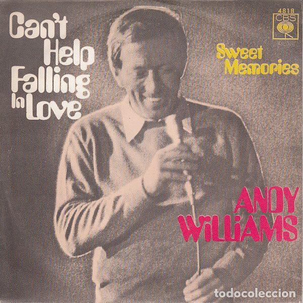 Discos de vinil: Andy Williams &ndash; Can't Help Falling In Love (Vinyl, CBS 4818)
