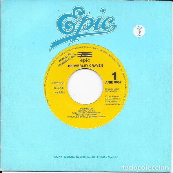Vinyl-Schallplatten: Berverley Craven &ndash; Holding On (Vinyl, Epic ARIE 0007)
