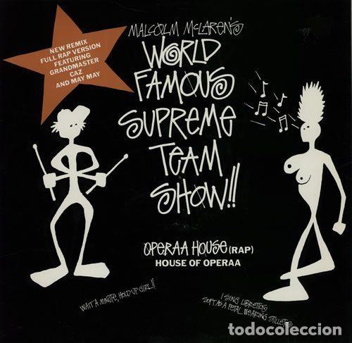 Vinyl-Schallplatten: Malcolm McLaren 's World Famous Supreme Team Show &ndash; Operaa House (Rap) (Vinyl, Virgin VSTX 1273)