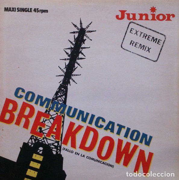Discos de vinilo: Junior &ndash; Communication Breakdown = Fallo En La Comunicaci&oacute;n (Vinyl, Mercury 811 069-1)