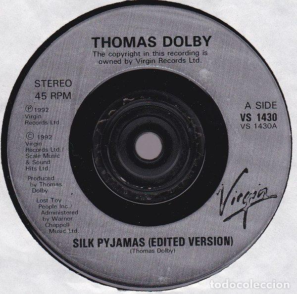 Discos de vinilo: Thomas Dolby &ndash; Silk Pyjamas (Vinyl, Virgin VS 1430) - Foto 3