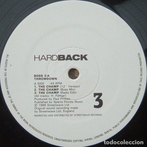 Vinyl records: Throwdown &ndash; The Champ (Vinyl, Hardback BOSS 3)