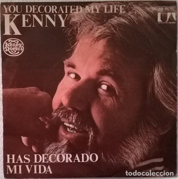 Discos de vinilo: Kenny Rogers &ndash; You Decorated My Life = Has Decorado Mi Vida (Vinyl, United Artists Records...
