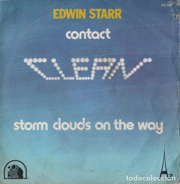 Dischi in vinile: Edwin Starr &ndash; Contact / Storm Clouds On The Way (Vinyl, Disc'Az SG 685)