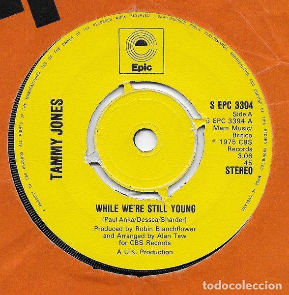 Vinyl records: Tammy Jones &ndash; While We're Still Young (Vinyl, Epic S EPC 3394)