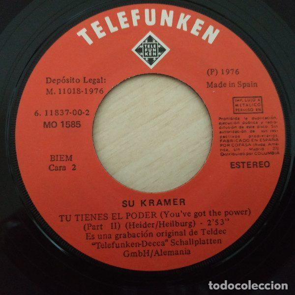 Discos de vinilo: Su Kramer &ndash; Tu Tienes El Poder (Vinyl, Telefunken MO 1585) - Foto 4
