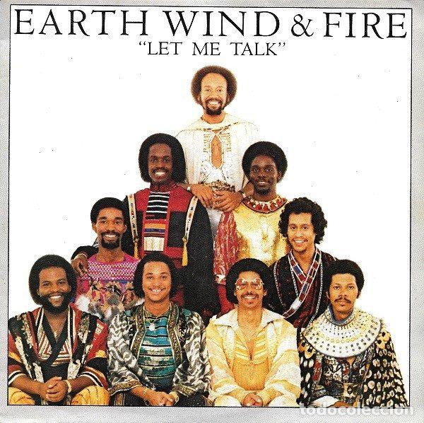Discos de vinil: Earth Wind & Fire &ndash; Let Me Talk (Vinyl, CBS CBS 8982)