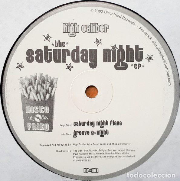 Disques de vinyle: High Caliber &ndash; The Saturday Night EP (Vinyl, Discofried DF-001)