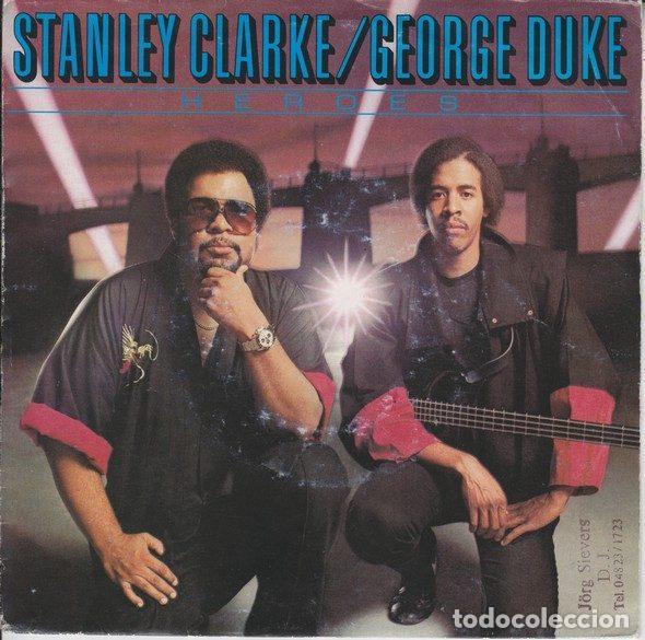 Vinyl records: Stanley Clarke/George Duke &ndash; Heroes (Vinyl, Epic EPCA 3860)