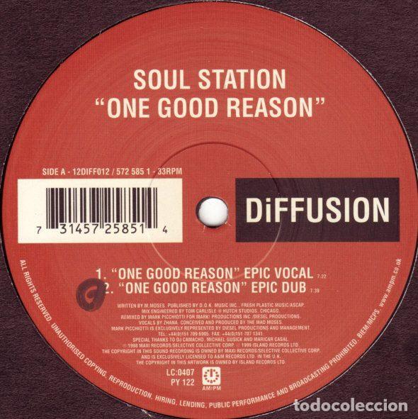 Discos de vinilo: Soul Station &ndash; One Good Reason (Vinyl, DiFFUSION 12DIFF012) - Foto 1