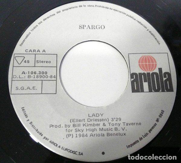 Discos de vinilo: Spargo &ndash; Lady (Vinyl, Ariola A-106300) - Foto 3