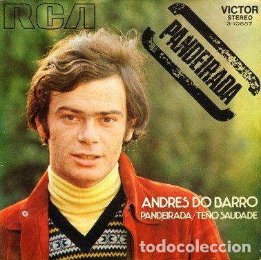 Discos de vinil: Andr&eacute;s Do Barro &ndash; Pandeirada / Te&ntilde;o Saudade (Vinyl, RCA Victor 3-10657)