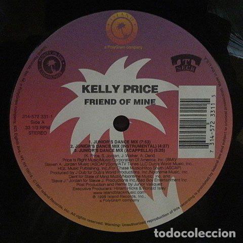 Discos de vinil: Kelly Price &ndash; Friend Of Mine (Vinyl, Island Black Music 314-572 331-1)