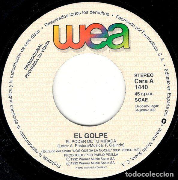 Discos de vinilo: El Golpe &ndash; El Poder De Tu Mirada (Vinyl, WEA 1440) - Foto 3