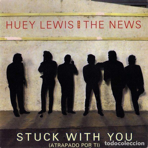 Discos de vinilo: Huey Lewis And The News &ndash; Stuck With You (Vinyl, Chrysalis CHS 3019)