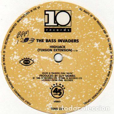 Disques de vinyle: The Bass Invaders &ndash; Highjack (Vinyl, 10 Records TENX 231)