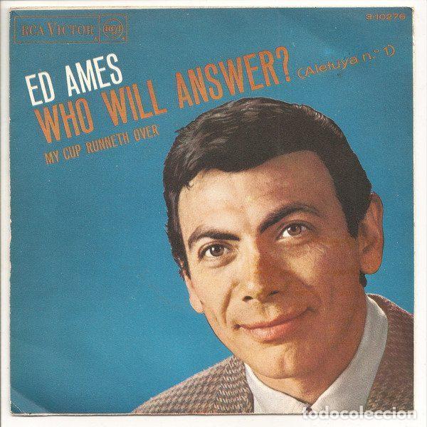 Disques de vinyle: Ed Ames &ndash; My Cup Runneth Over (Vinyl, RCA Victor 3-10276)