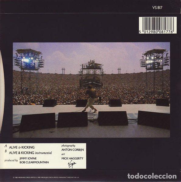 Discos de vinilo: Simple Minds &ndash; Alive & Kicking (Vinyl, Virgin VS 817) - Foto 2