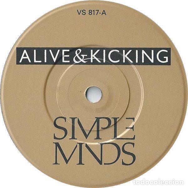 Discos de vinilo: Simple Minds &ndash; Alive & Kicking (Vinyl, Virgin VS 817) - Foto 3