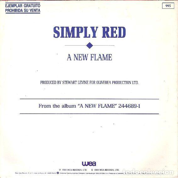 Discos de vinilo: Simply Red &ndash; A New Flame (Vinyl, WEA 995) - Foto 2
