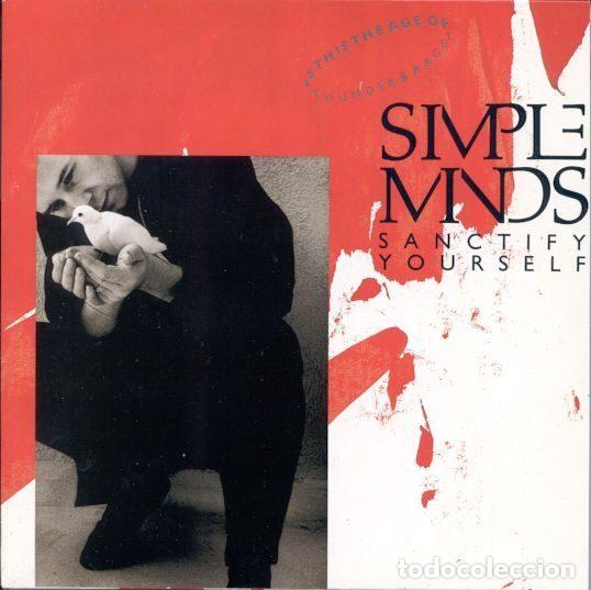 Discos de vinil: Simple Minds &ndash; Sanctify Yourself (Vinyl, Virgin A 107919)