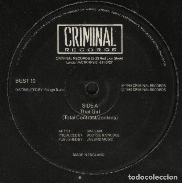 Discos de vinil: Sinclair &ndash; That Girl (Vinyl, Criminal Records BUST 10)