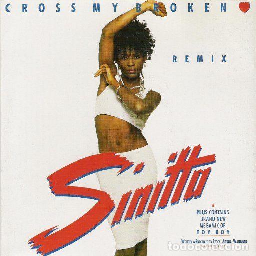 Vinyl records: Sinitta &ndash; Cross My Broken Heart (Vinyl, Fonomusic 03.3225)