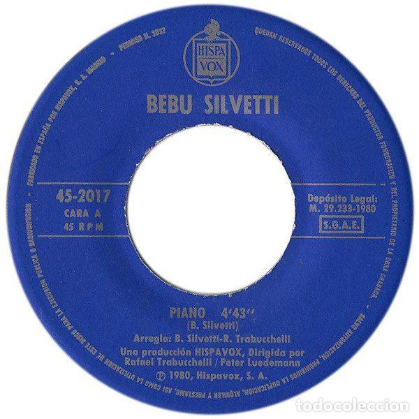 Discos de vinilo: Silvetti &ndash; Piano (Vinyl, Hispavox 45-2017) - Foto 3